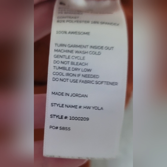 FIGS HW YOLA PANT XXS/P DIRTY CHAI. PO# 5855 - Picture 5 of 7